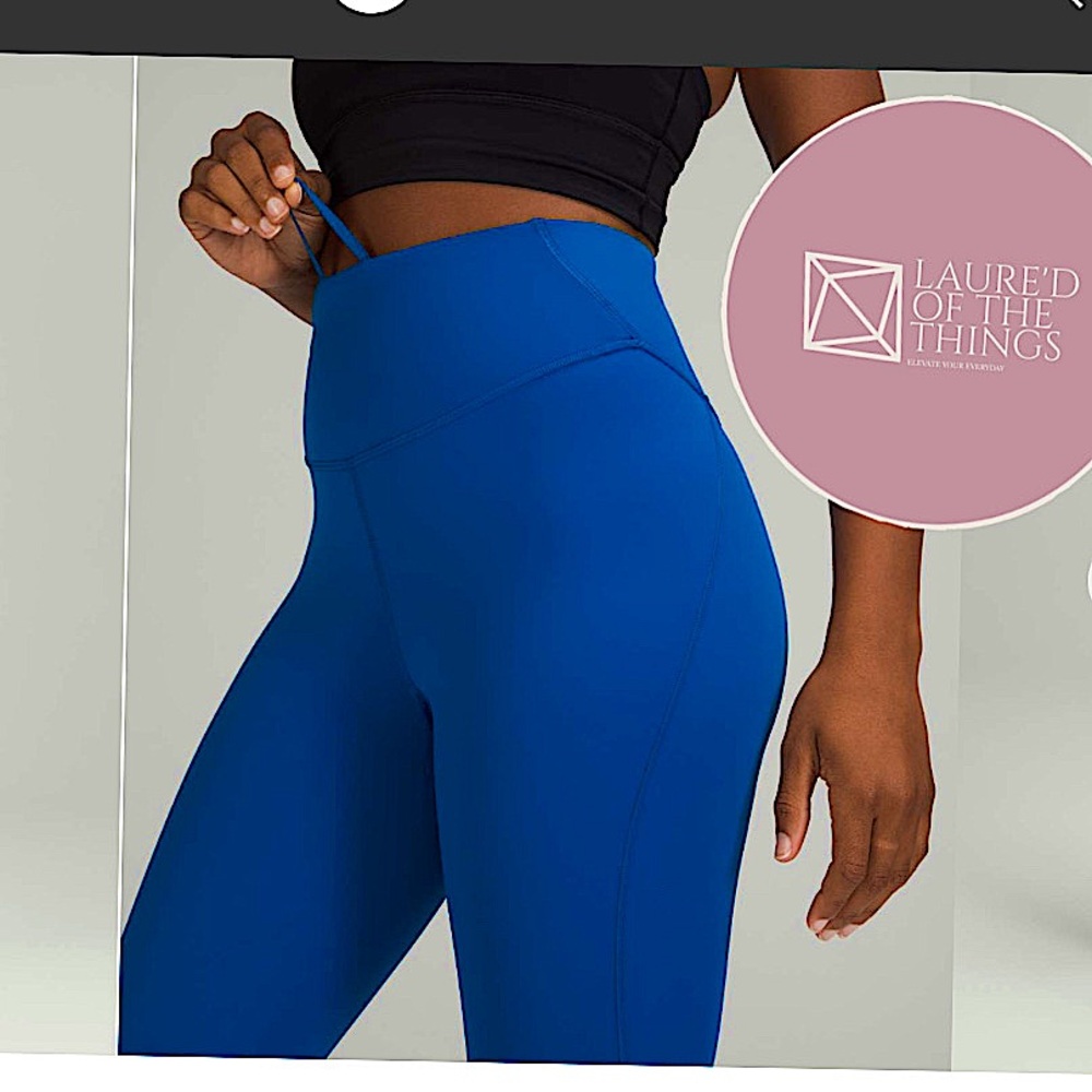 Like New Size 4 Lululemon Base Pace High-Rise Tight 28"
Symphony Blue